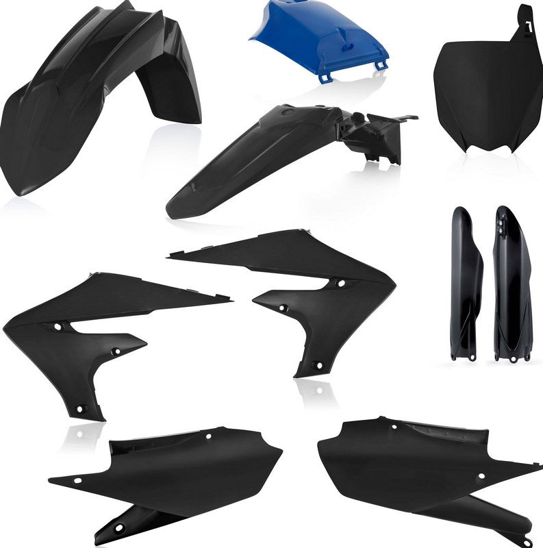 FULL PLASTIC KIT, BLACK/BLUE