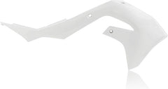 RADIATOR SCOOPS, WHITE
