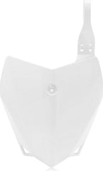 FRONT NUMBER PLATE, WHITE