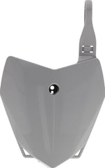 FRONT NUMBER PLATE, GREY