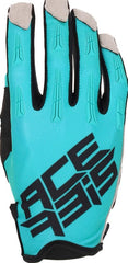 CE MX X-K KID GLOVES, PETROL GREEN