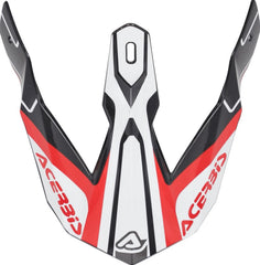 VISOR HELMET LINEAR, GREY/RED