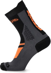SOCKS MTB TRACK, BLACK/ORANGE
