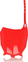 FRONT NUMBER PLATE, RED