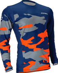 JERSEY X-DURO WINTER, BLUE/ORANGE