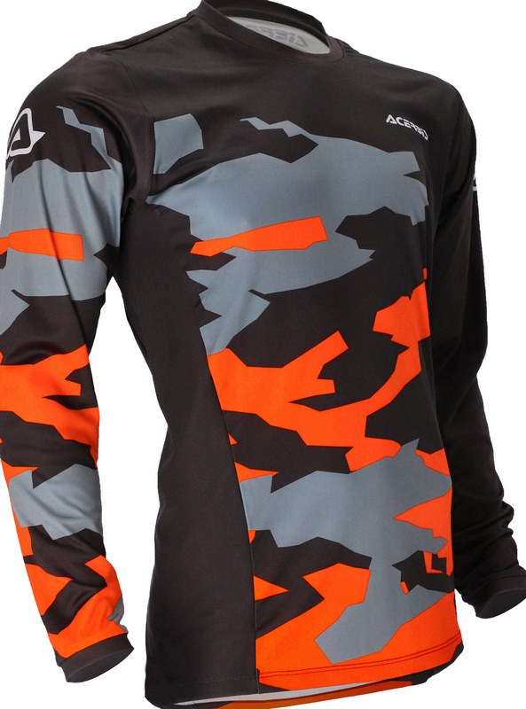 JERSEY X-DURO WINTER, BLACK/ORANGE