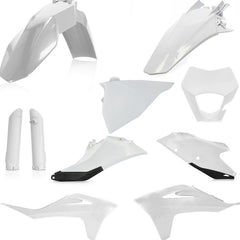 FULL PLASTIC KIT, WHITE/BLACK