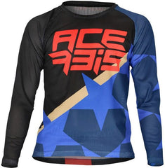 JERSEY MX J-WINDY ONE KID VENTED, BLUE/BLACK