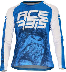 JERSEY MX J-WINDY TWO KID VENTED, BLUE/WHITE