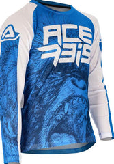 JERSEY MX J-WINDY TWO KID VENTED, BLUE/WHITE