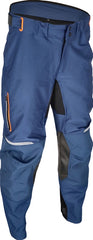 PANTS X-DURO, BLUE/ORANGE