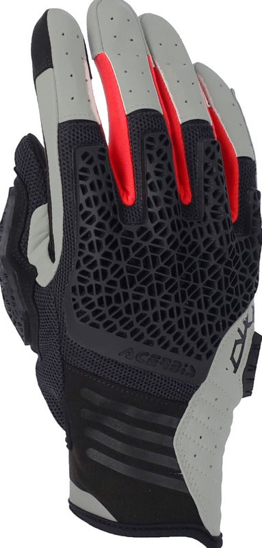 CE CROSSOVER GLOVES, LIGHT GREY