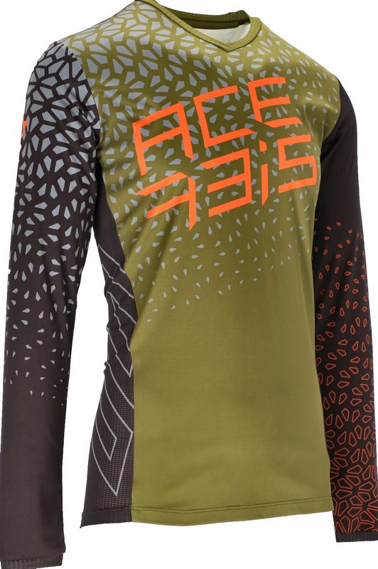 JERSEY MTB WINTERFELL, BLACK/GREEN
