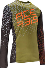 JERSEY MTB WINTERFELL, BLACK/GREEN