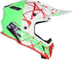 X-TRACK 22-06 HELMET, GREEN/WHITE
