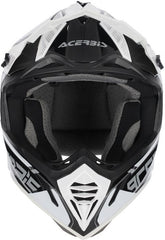 X-TRACK 22-06 HELMET, BLACK/WHITE, Size L