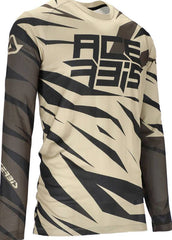 JERSEY MX J-WINDY FOUR VENTED, BEIGE/BLACK