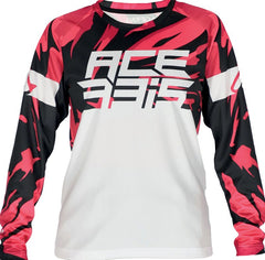 JERSEY MX J-KID FOUR, WHITE/PURPLE