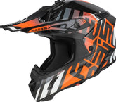 STEEL CARBON 22-06 HELMET, BLACK/FLUORESCENT ORANGE