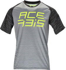 JERSEY MTB FLEX HALO, GREY/YELLOW