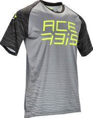 JERSEY MTB FLEX HALO, GREY/YELLOW