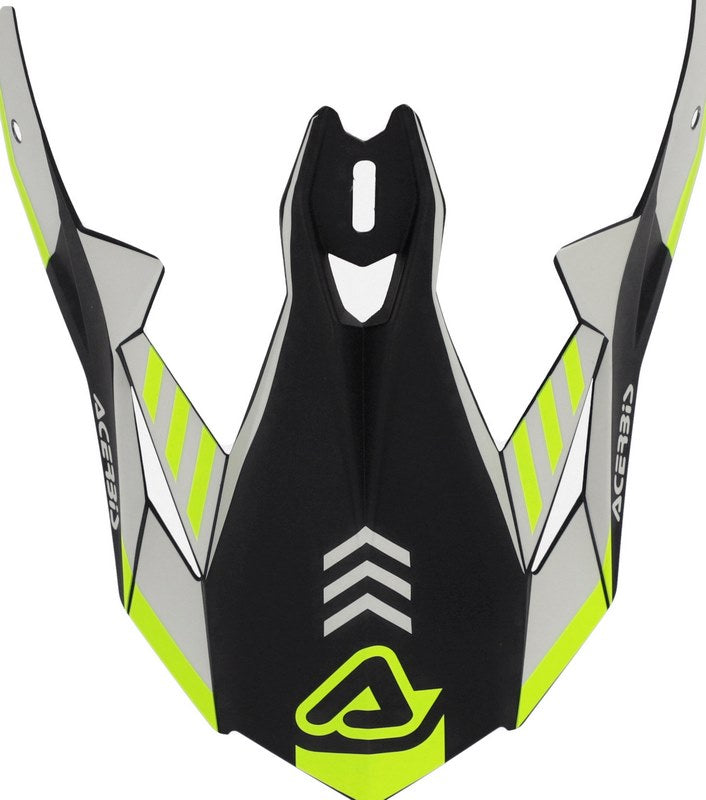 VISOR X-TRACK 22-06, FLUORESCENT YELLOW/BLACK