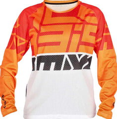 JERSEY MX J-WINDY FOUR KID VENTED, ORANGE/WHITE