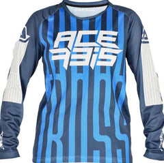 JERSEY MX J-WINDY FIVE KID VENTED, BLUE/WHITE