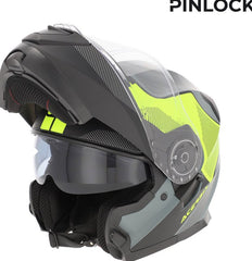 SEREL 22-06 HELMET, BLACK/FLUO YELLOW