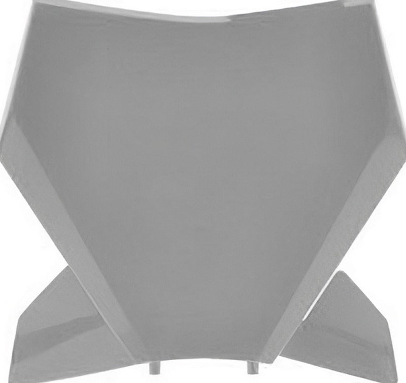 FRONT NUMBER PLATE, GREY