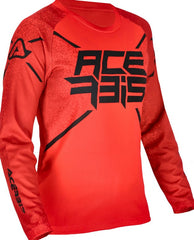 JERSEY MX J-KID FIVE, RED/BLACK
