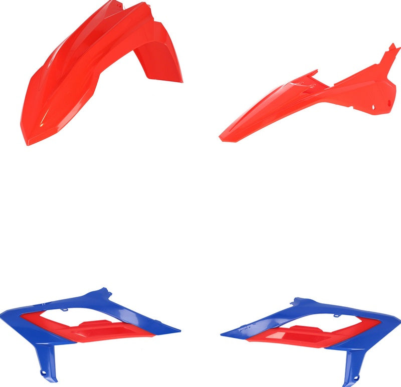 PLASTIC KIT, BLUE/RED