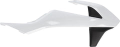 RADIATOR SCOOPS, WHITE/BLACK