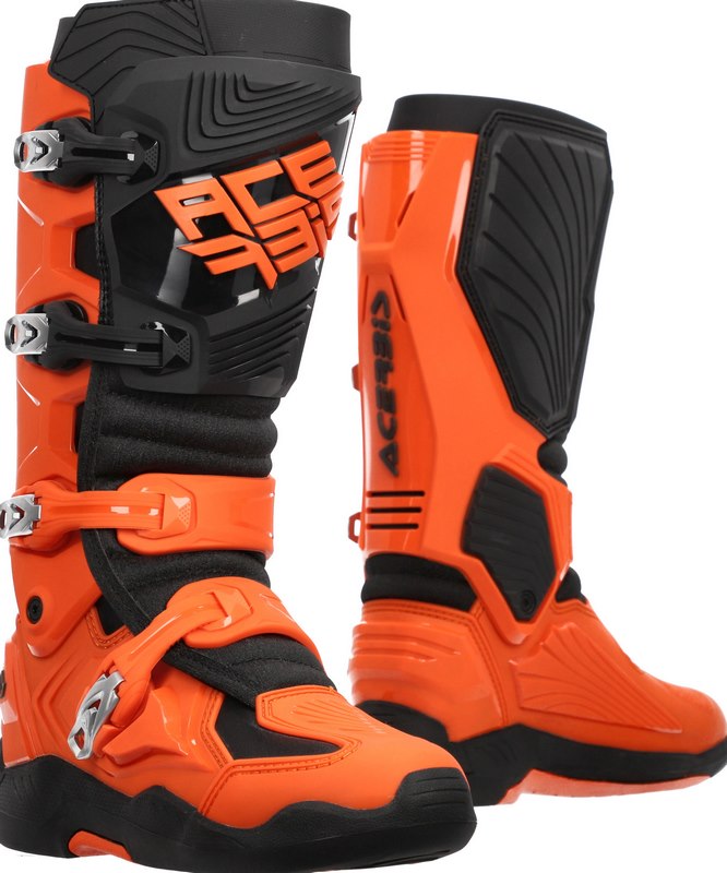 WHOOPS BOOTS, ORANGE/BLACK