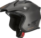 JET ARIA METALLIC HELMET, DARK GREY