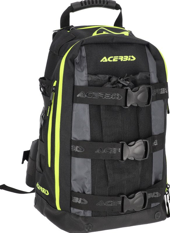 BACKPACK SHADOW LOGO 38 LT, BLACK/YELLOW