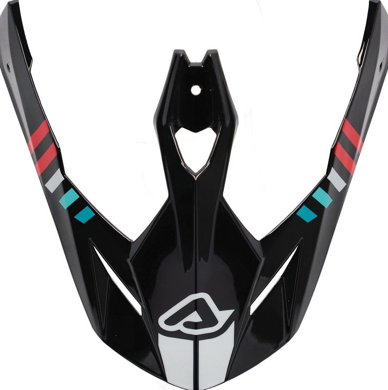 VISOR RIDER JUNIOR, BLACK/RED