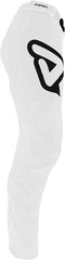 PANTS MX TRACK INC, WHITE/BLACK