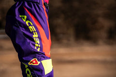 PANTS MX TRACK ASKAR, PURPLE/RED