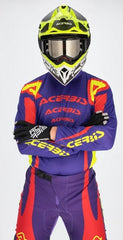 PANTS MX TRACK ASKAR, PURPLE/RED