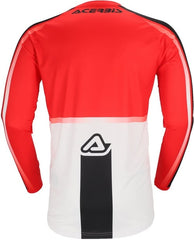 JERSEY MX LINEAR LUGO, WHITE/RED