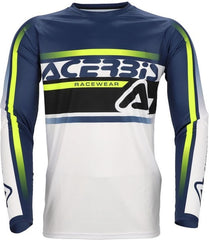 JERSEY MX LINEAR LUGO, BLUE/YELLOW, Size XXXL