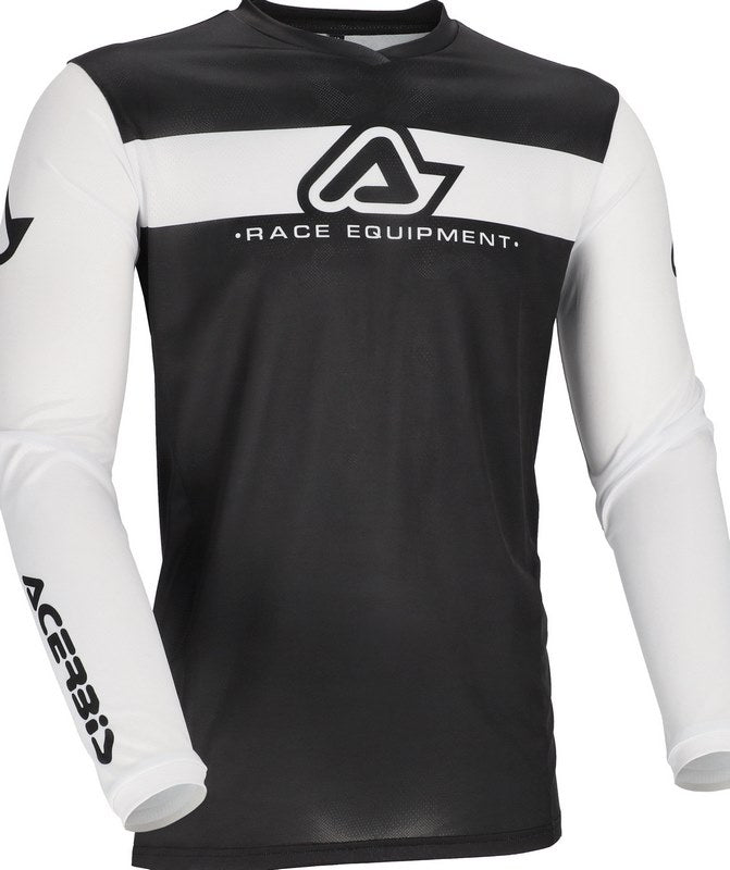 JERSEY MX J-TRACK INC 2.0, WHITE/BLACK