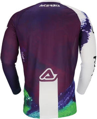 JERSEY J-WINDY VENTED BRUSH, WHITE/PURPLE