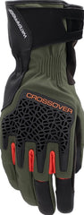 CE CROSSOVER WP GLOVES, BLACK/GREEN