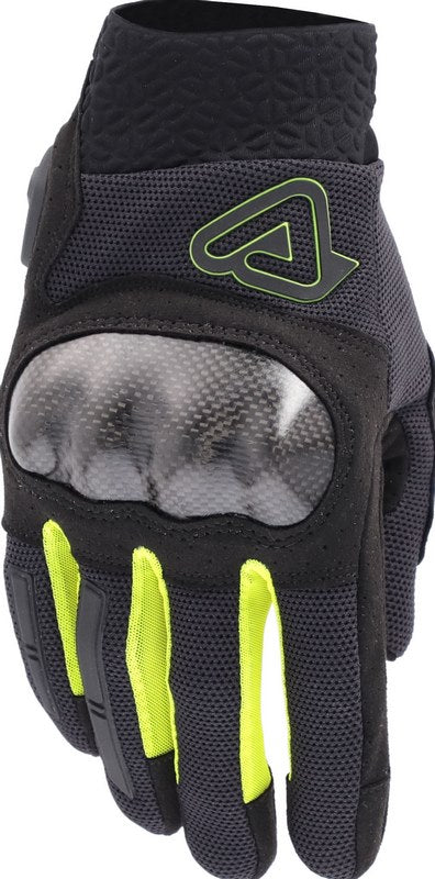 CE RAMSEY MY VENTED PRO GLOVES, BLACK/YELLOW