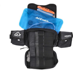 DROMY LOGO WAIST PACK, BLACK/WHITE