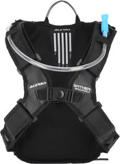 SATHER LOGO BACKPACK, BLACK/WHITE