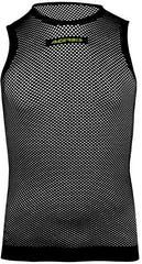 JERSEY SLEEVESLESS X-MESH, BLACK/YELLOW