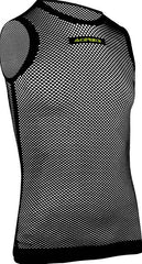 JERSEY SLEEVESLESS X-MESH, BLACK/YELLOW
